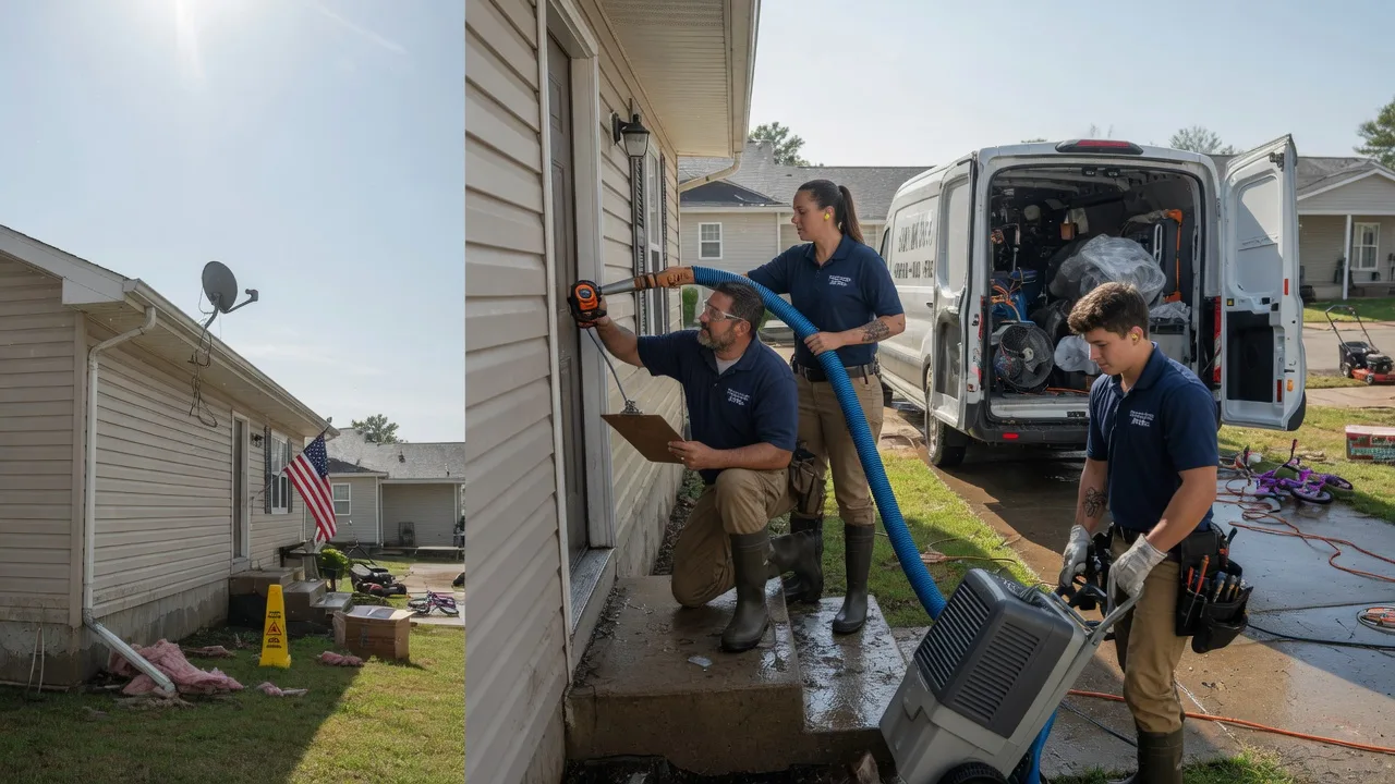Ceiling Water Damage Restoration in Marion, IL near me